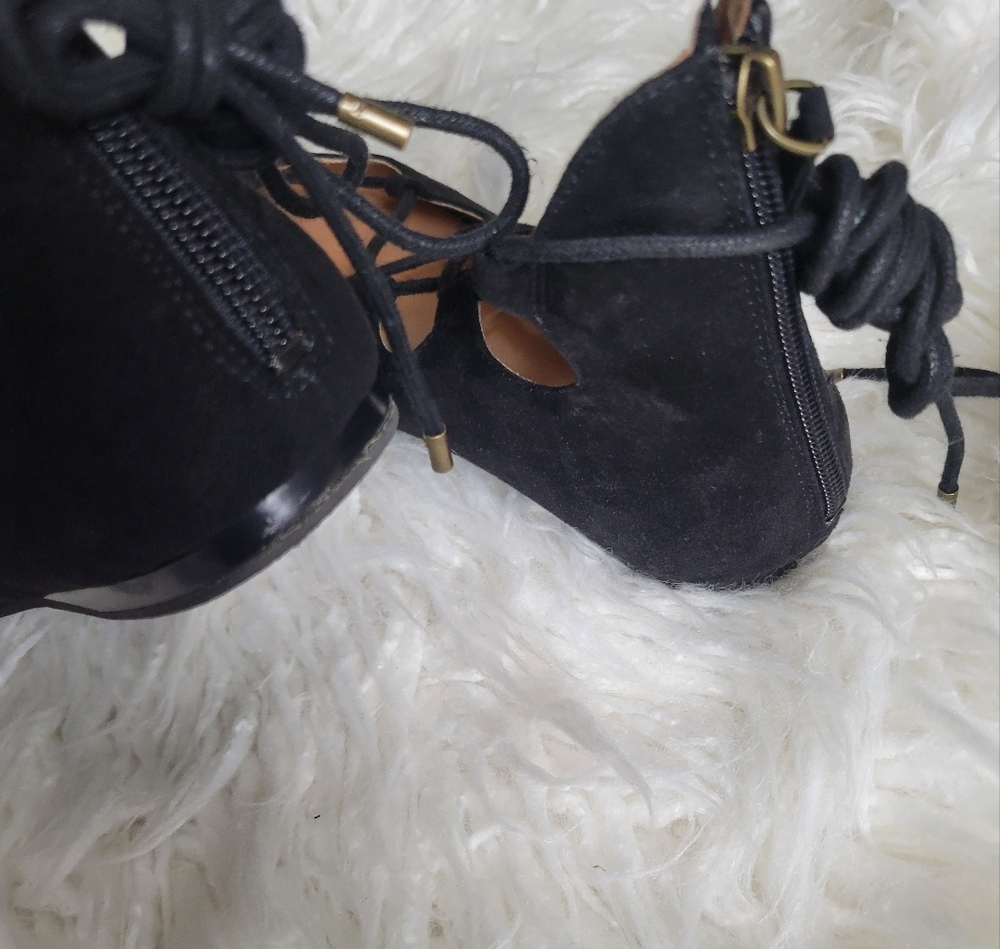 Nine West Signmeup Lace-Up Flats - Picture 8 of 11
